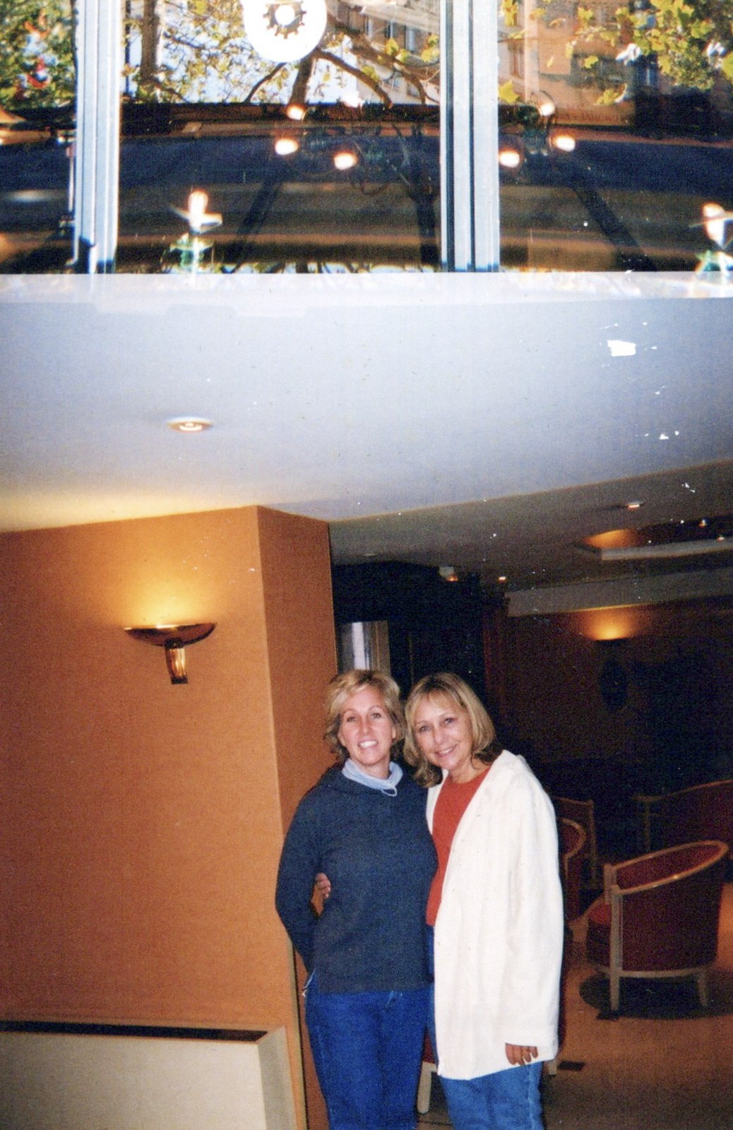 Micki and Babs together on a trip to Paris.