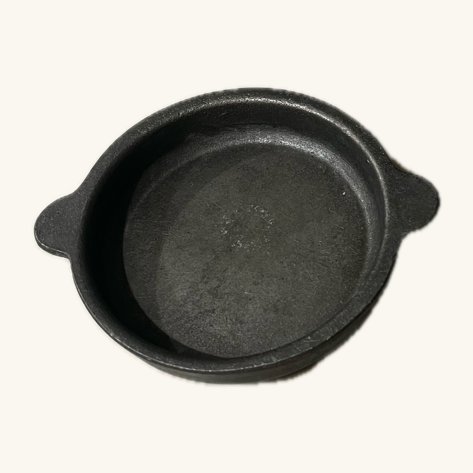 Disco de arado — cast-iron polenta pan