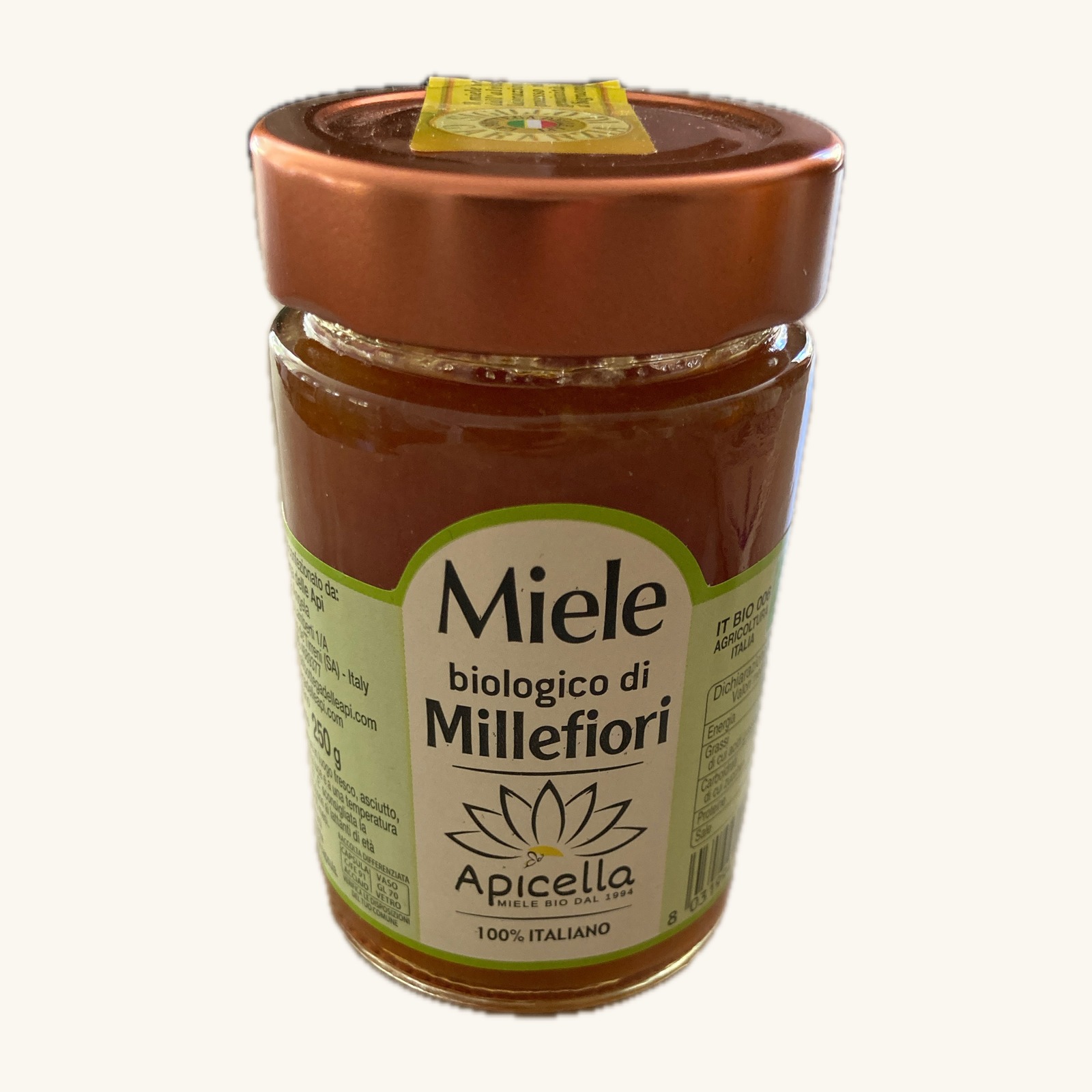 Apicella Millefiori organic honey