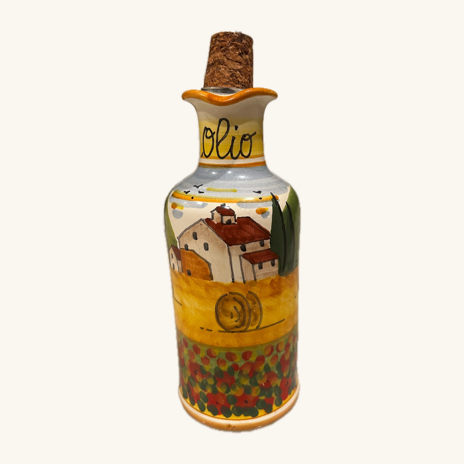 Olio Tuscan olive oil cruet