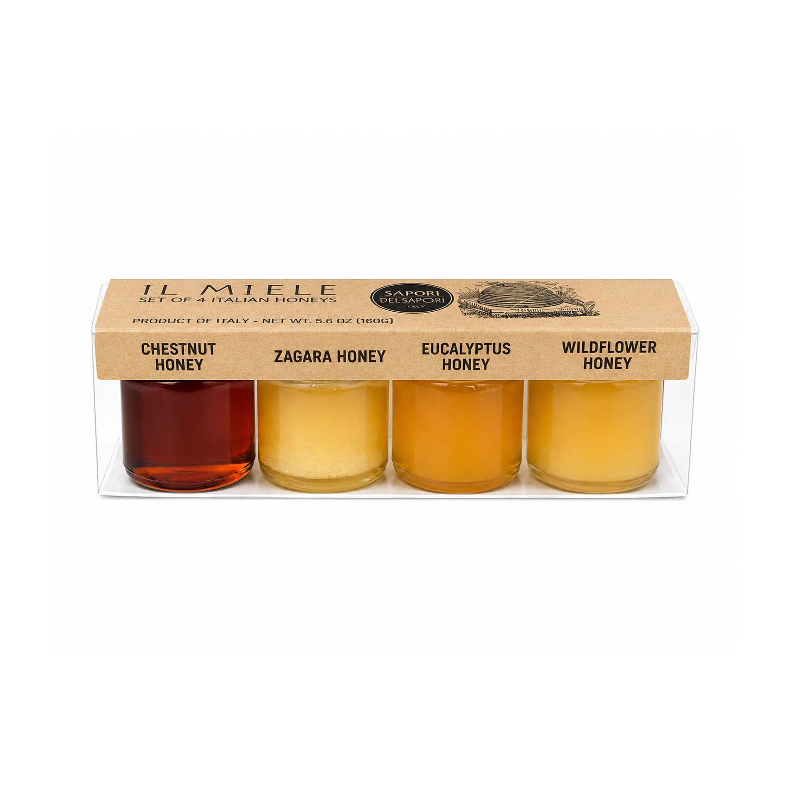 Il Miele — set of 4 Italian honeys