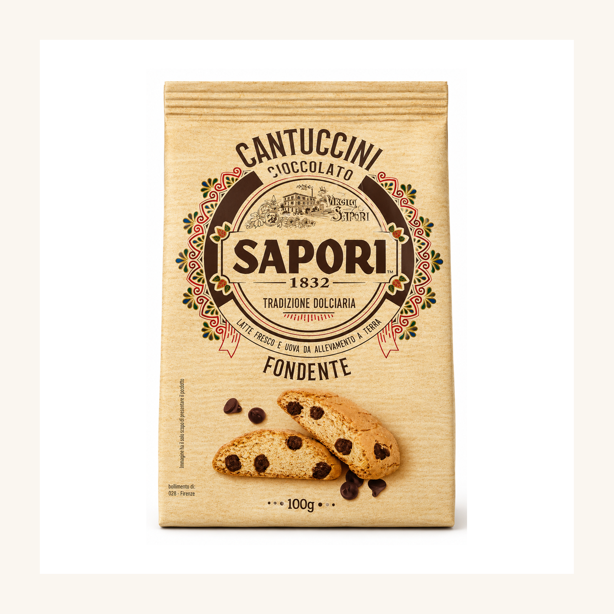 Sapori cantuccini — dark chocolate