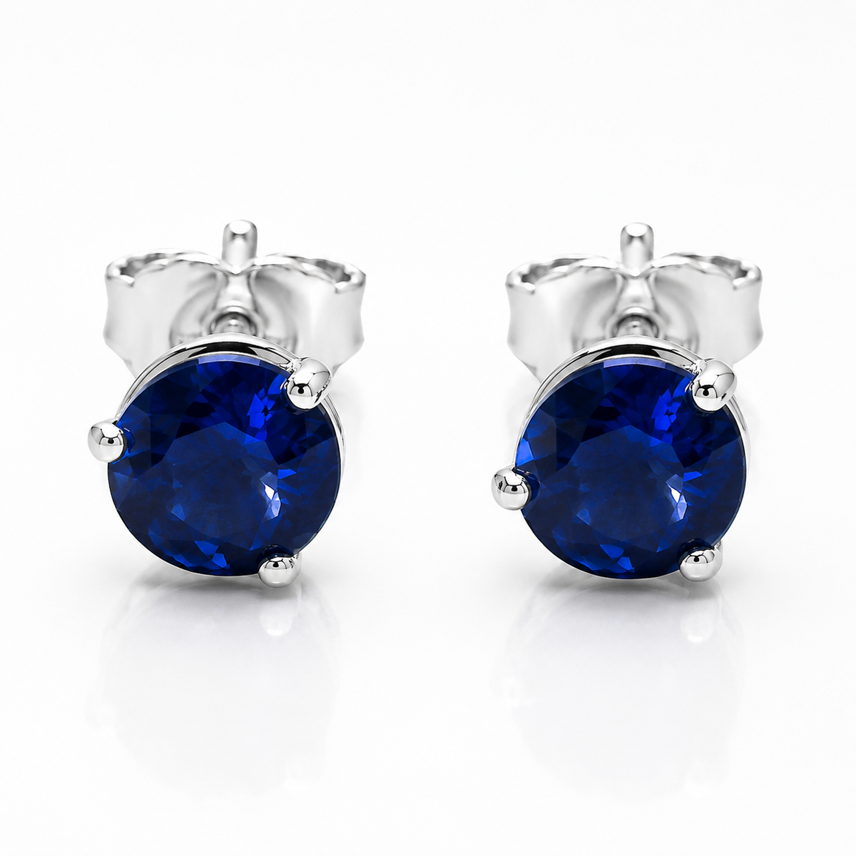 Sapphire stud earrings