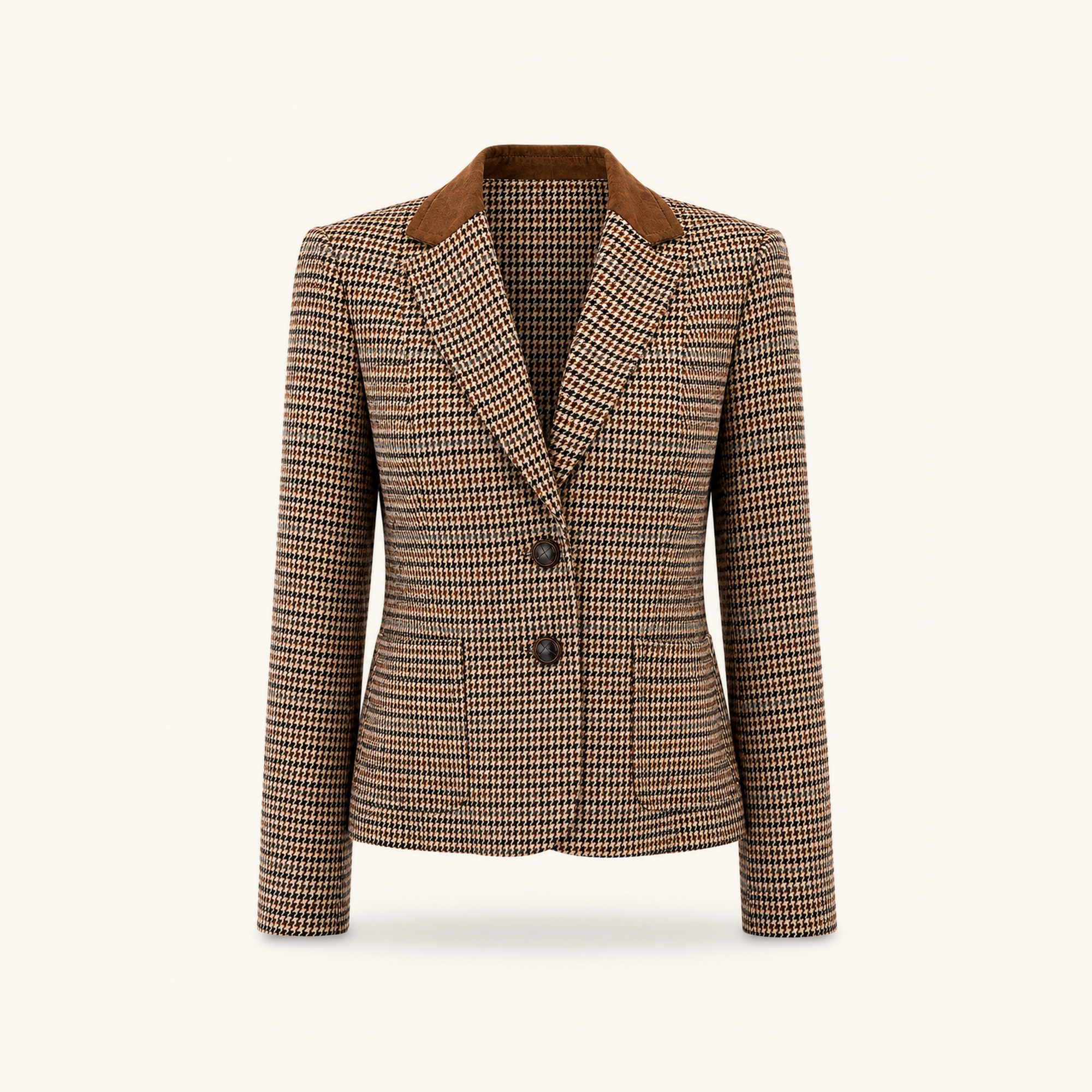 Talbots houndstooth blazer